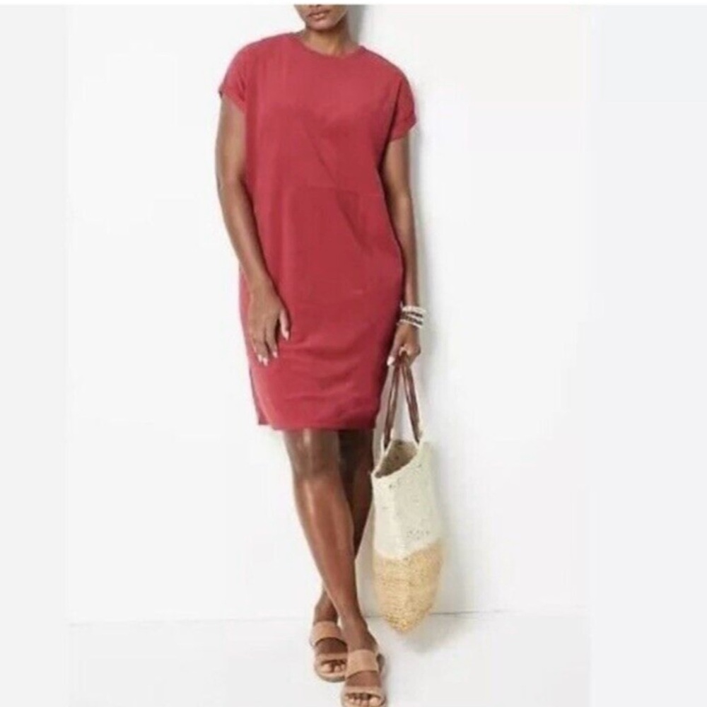 J. Jill Terry knit Red Dress